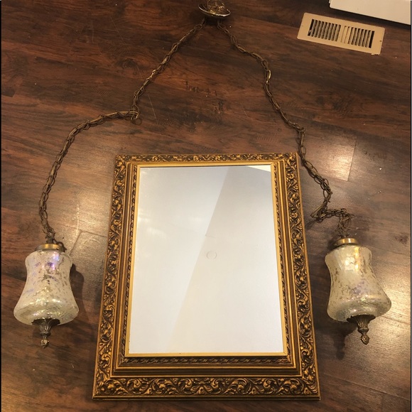 Accents Vintage Double Swag Lamps W Mirrored Poshmark